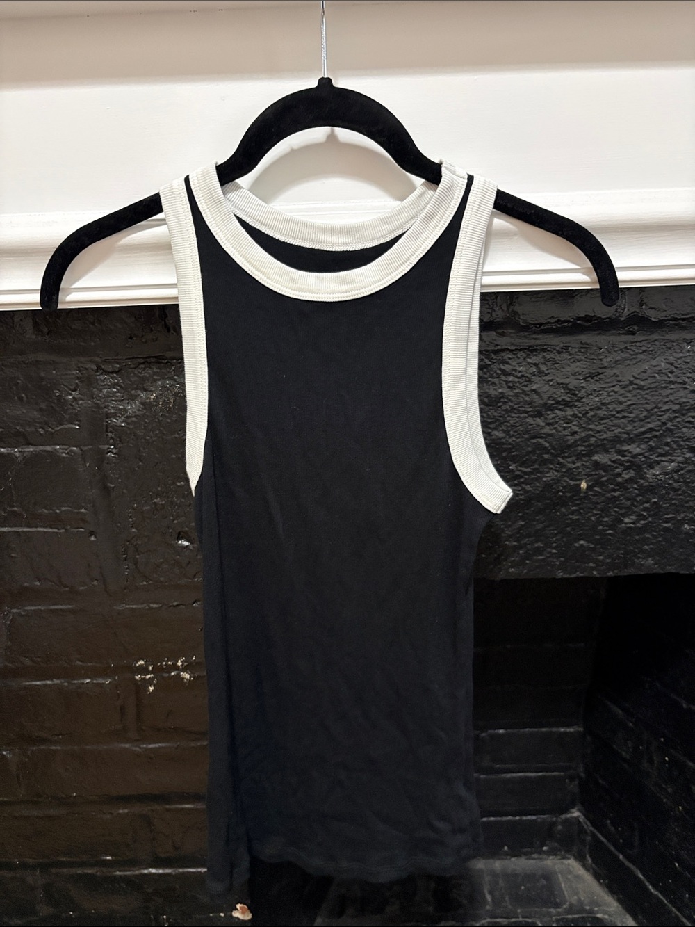 A new day contrast tank top